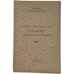 Contribution à l'Étude Pharmacologique du Marrube Blanc et de...