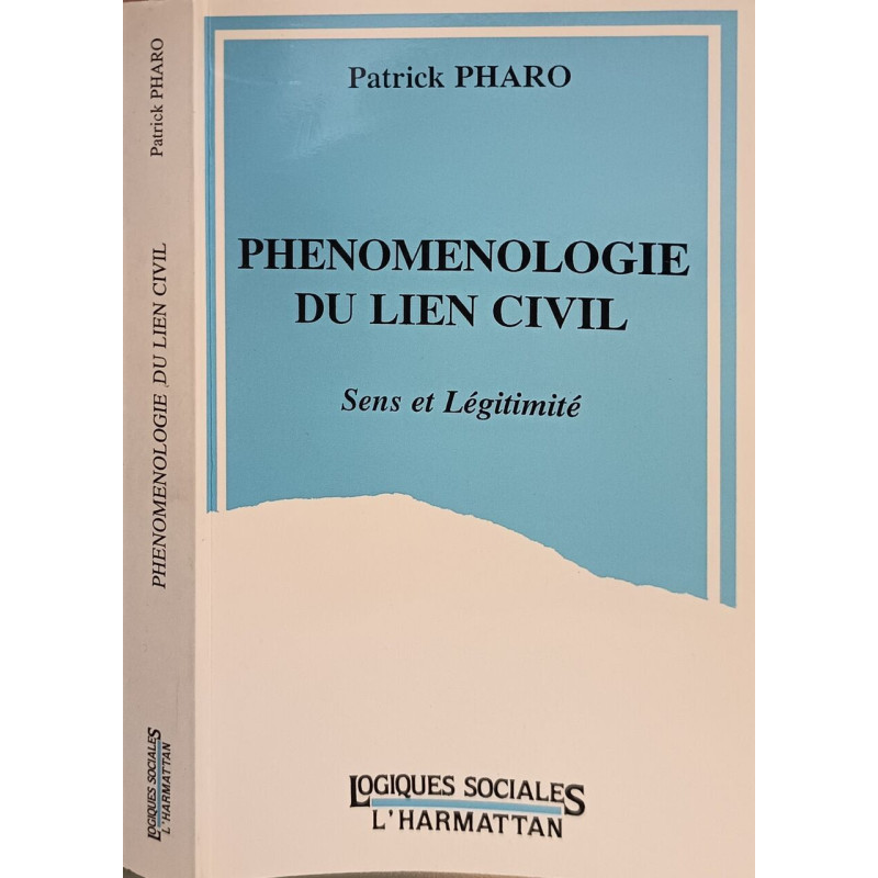 Phénoménologie du lien civil