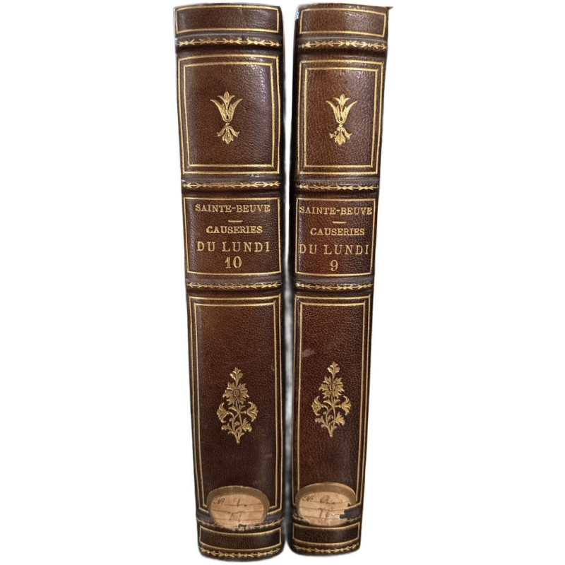 Causeries du lundi tome 9 et 10