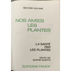 Mieux vivre avec les plantes en 2 volumes ( sur papier bouffant de...