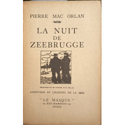 La nuit de zeebrugge / frontispice de l'auteur