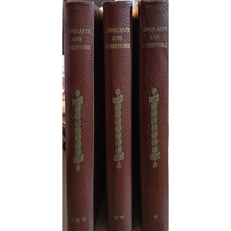 Cinquante ans d'histoire Tome 1 2 et 3