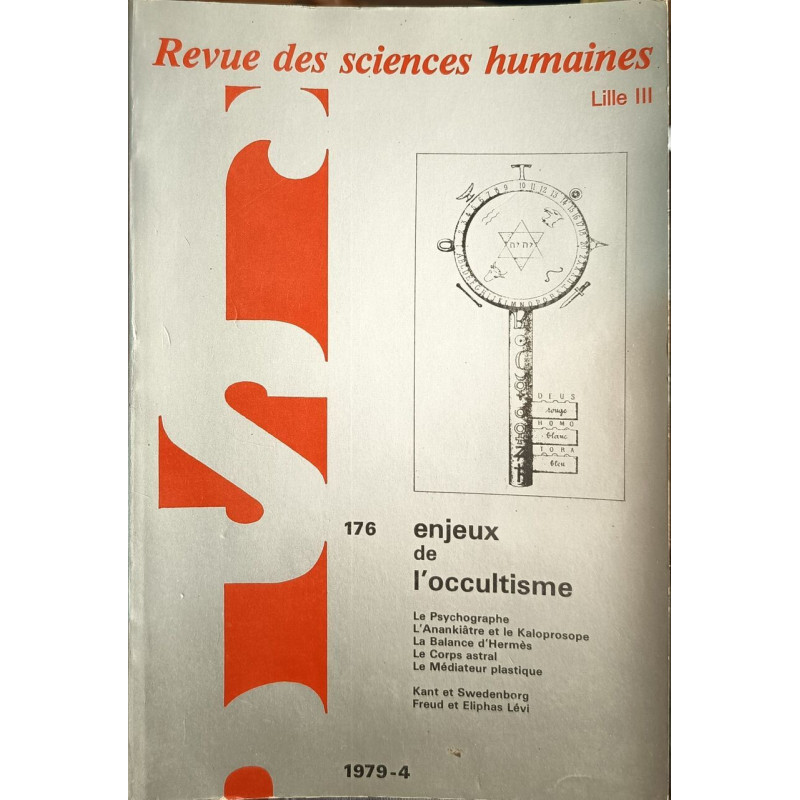 Revue des sciences humaines N°176- enjeux de l'occultisme