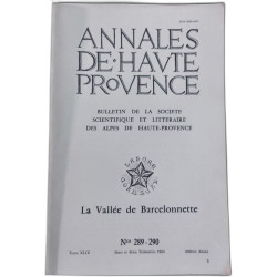La vallée de Barcelonnette - avec carte de barcelonnette tirée...