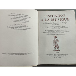 L'initiation à la musique