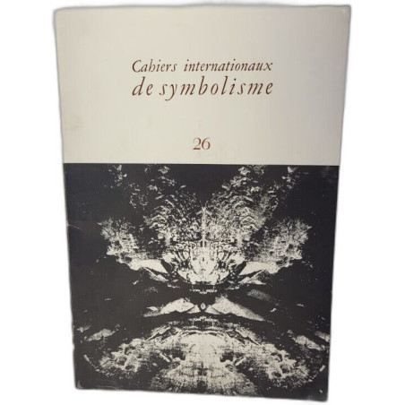 Cahiers internationaux de symbolisme n°26-1974