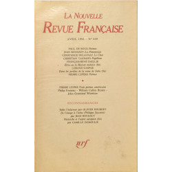 La Nouvelle Revue Française N°459 EO numérotée 6