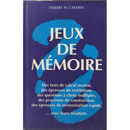 Jeux de mémoire