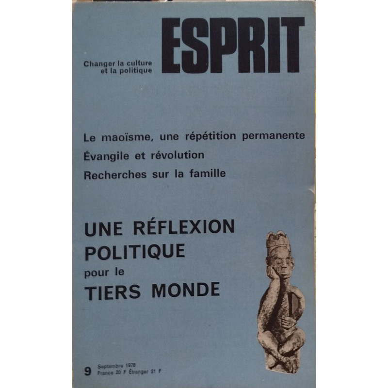 Revue esprit septembre 1978
