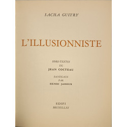 L'illusionniste deux couverts/ hors texte de jean cocteau bandeaux...