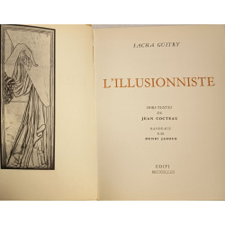 L'illusionniste deux couverts/ hors texte de jean cocteau bandeaux...