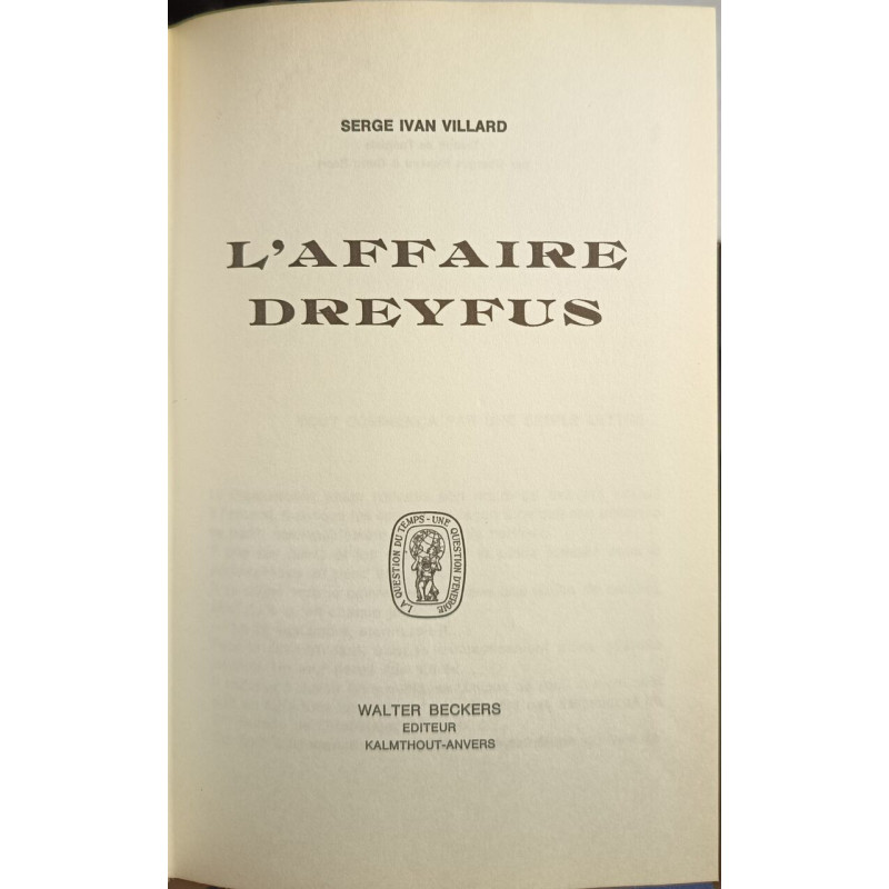 L'Affaire Dreyfus