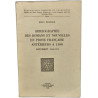 Bibliographie des romans et nouvelles en prose francaise...