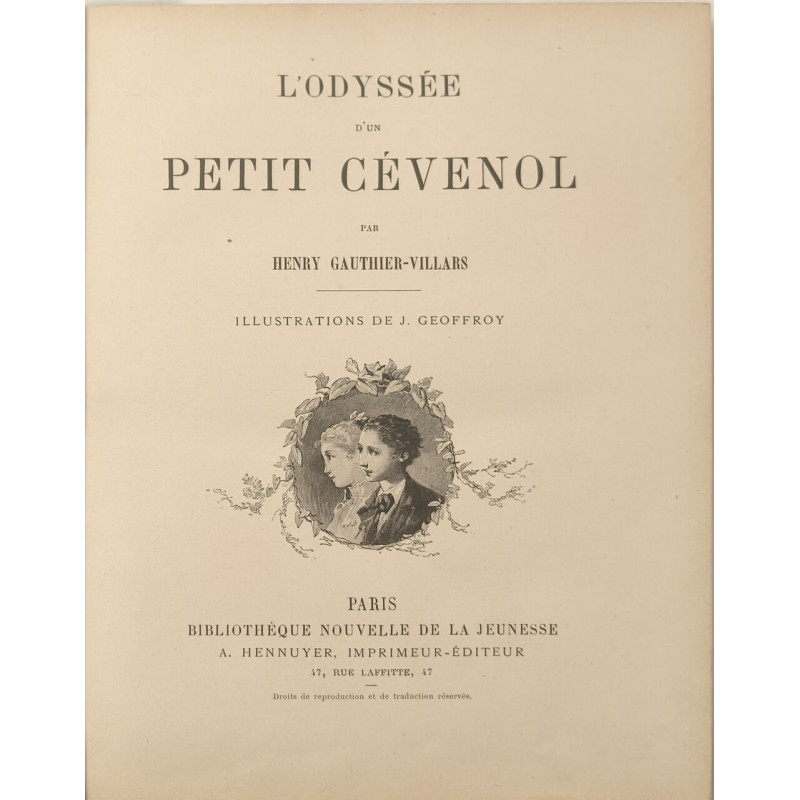 L'Odyssée d'un petit Cévenol - illustrations de J. Geoffroy