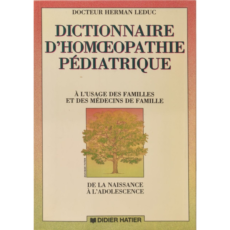 Dictionnaire d'homéopathie pédiatrique