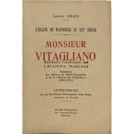 L'église de Marseille au XIXe siècle Monsieur Vitagliano