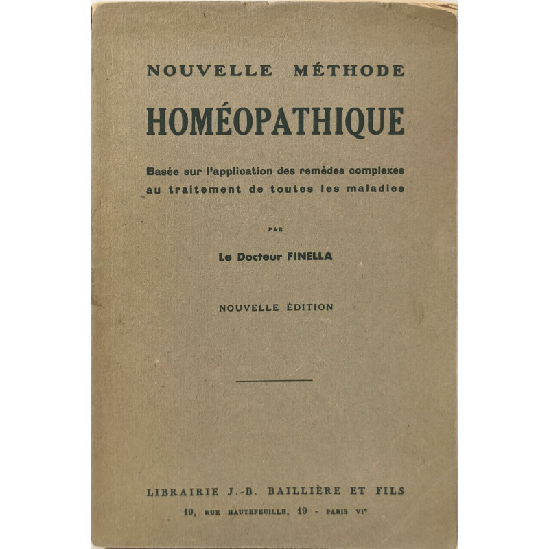 Nouvelle méthode homéopathique