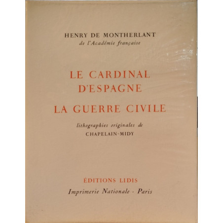 Le cardinal d'espagne -la guerre civile / lithographies originales...