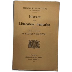 Histoire de la Littérature française Tome 4