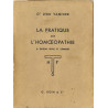 La pratique de l'homœopathie