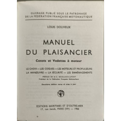 Manuel du plaisancier