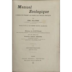 Manuel Zoologique 1 - Invertébrés 500 figures