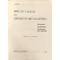 Mise en valeur des gisements métallifères