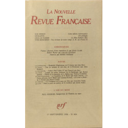 La nouvelle revue francaise n° 404 / EO numerotée sur velin ( n° 6 )