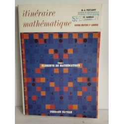 Itinéraire mathématique / cours moyen 1° année