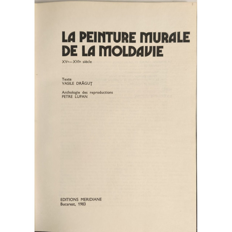 La peinture murale de la Moldavie