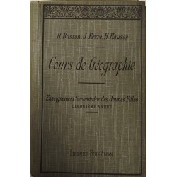 Cours de géographie - enseignement secondaire des jeunes filles -...