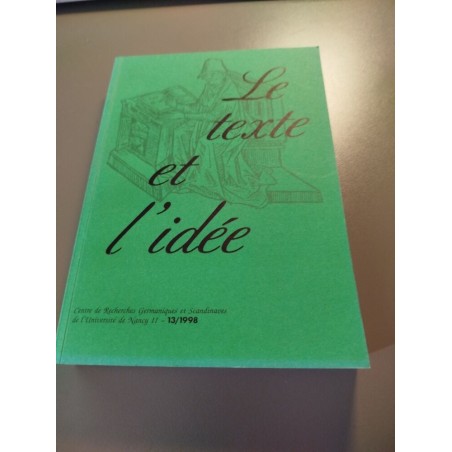 Le texte et l'idée 13/1998