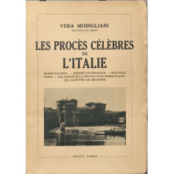 Les procès célèbres de l'Italie