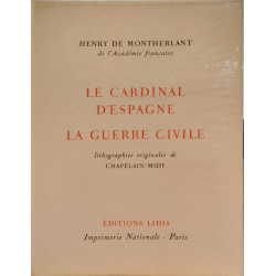 Le cardinal d'espagne -la guerre civile / lithographies originales...