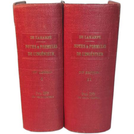 Notes et Formules de l'ingénieur/ 2 tomes