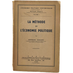 La Méthode de l'Économie Politique