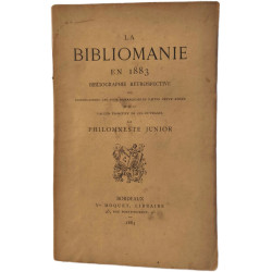 La Bibliomanie en 1883