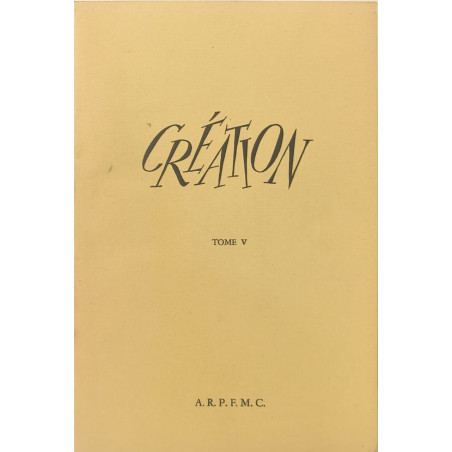 Création- tome V