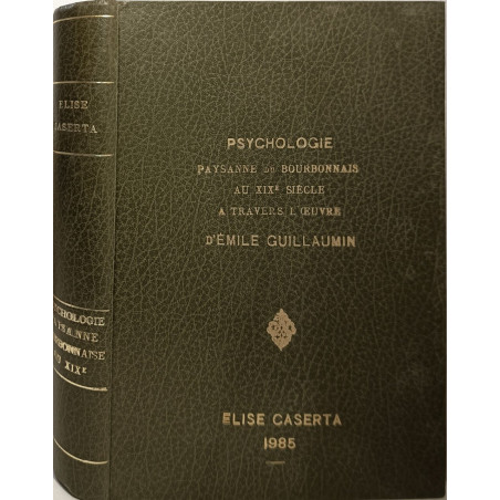 Psychologie paysanne du Bourbonnais au XIXe siècle à travers...