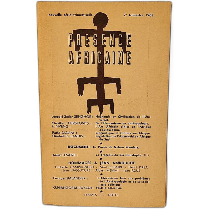 Présence africaine - Revue 2eme trimestre