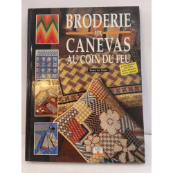 Broderie sur Canevas au Coin du Feu