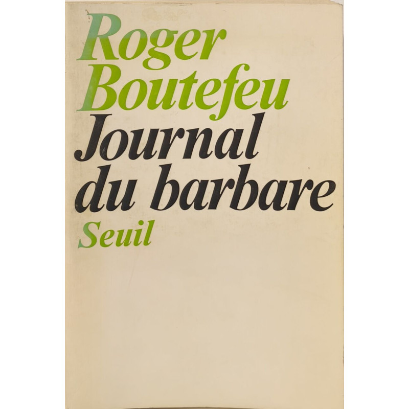 Journal du barbare