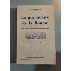 La grammaire de le Bourse