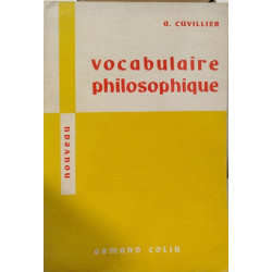 Vocabulaire philosophique
