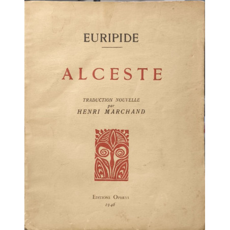 Alceste exemplaire numéroté 265/615