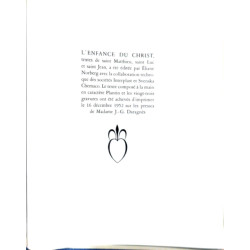 L'enfance du christ gravures originales sur plastique de Jean...