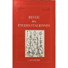 Revue des études italiennes