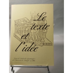 Le texte et l'idée n° 6