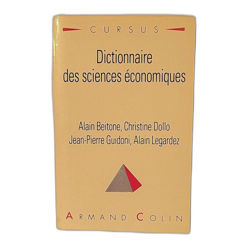 Dictionnaire des sciences économiques
