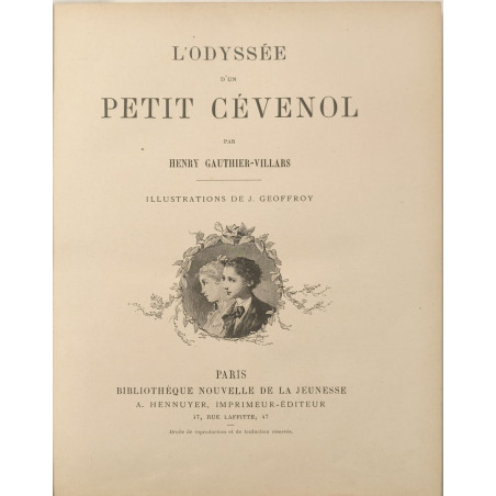 L'Odyssée d'un petit Cévenol - illustrations de J. Geoffroy